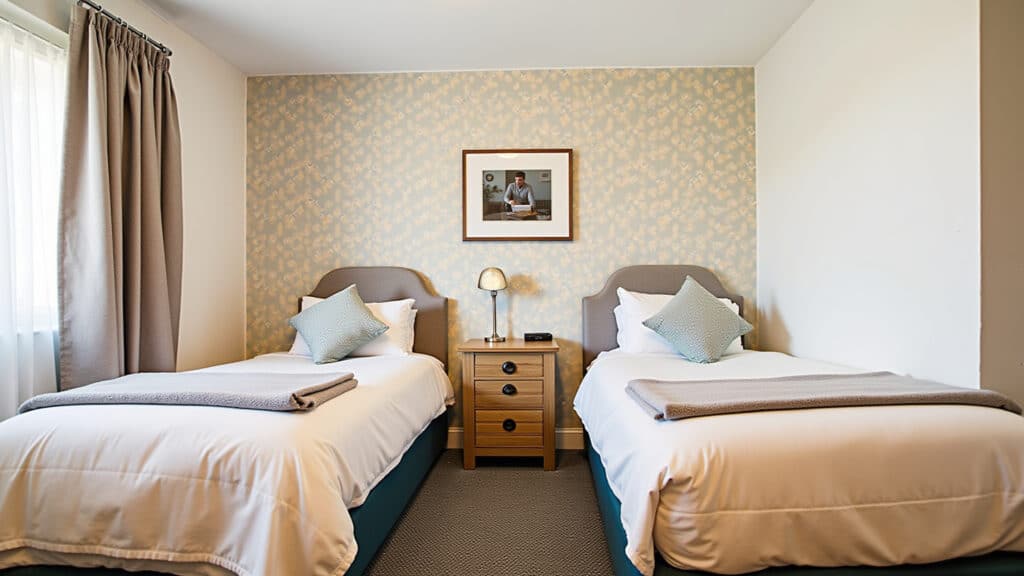 Quarto de hostel aconchegante em Lisboa, opção de hospedagem barata.