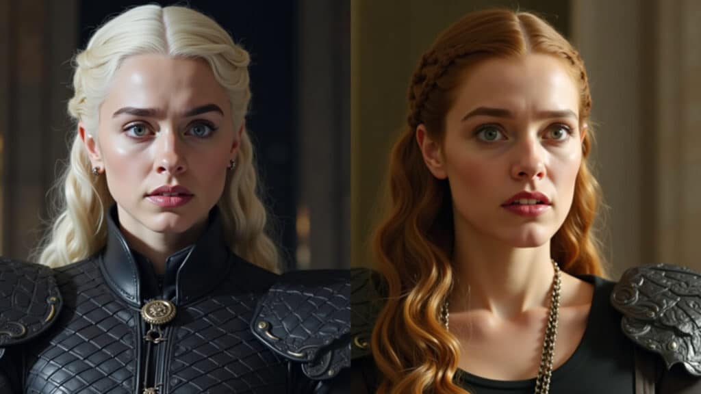 Daenerys Targaryen: antes e depois da série Game of Thrones.