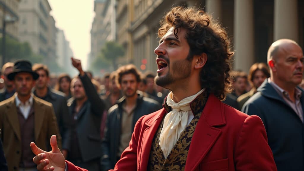 Enjolras: a simplificação de um idealista revolucionário.