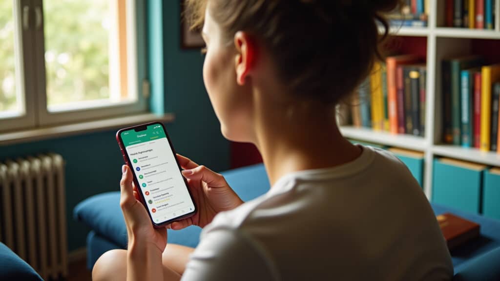 Aprendendo idiomas com o aplicativo Duolingo.